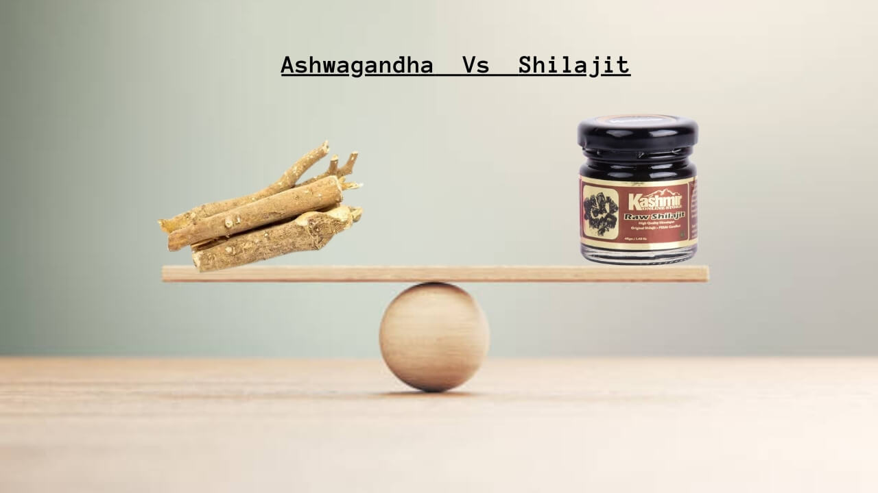 ashwagandha vs shilajit